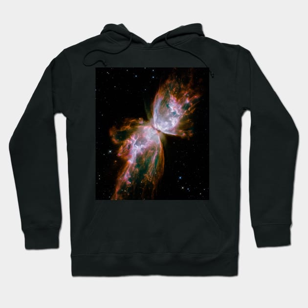Butterfly planetary nebula, HST image (C021/9253) Hoodie by SciencePhoto